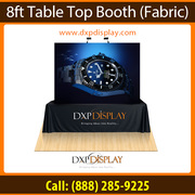 Get Quality Leads With Custom Printed Tabletop Displays Booth 